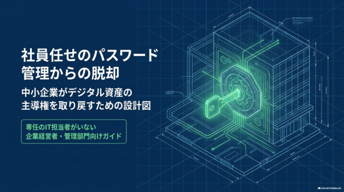 会社のパスワードを社員任せにしないための管理方法｜中小企業が決めておきたい基本ルール
