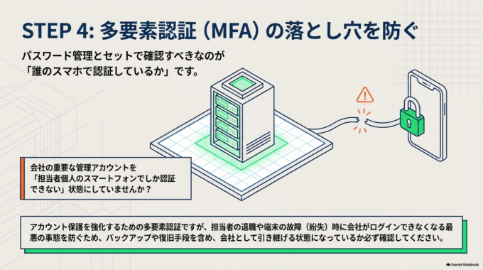 多要素認証も「誰のスマホか」を確認する