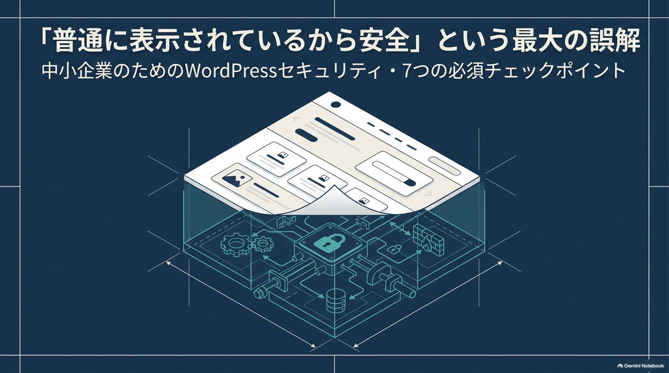 WordPressのセキュリティ対策7選｜中小企業が今すぐ確認したい基本対策