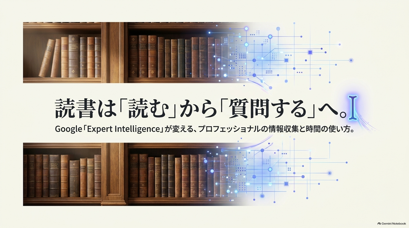 本を全部読まなくても必要な情報だけ探せる？Google「Expert Intelligence」で仕事の調べ方が変わる