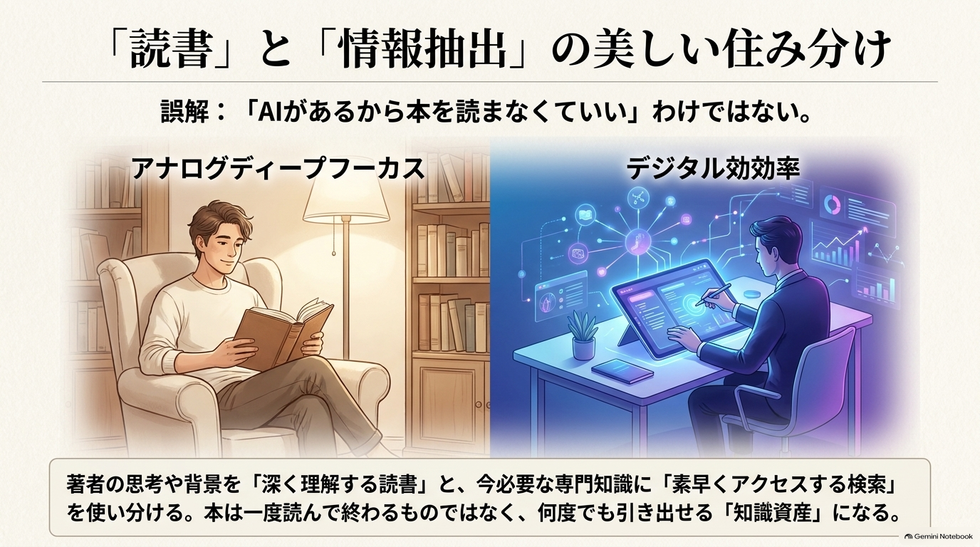 「AIがあるから本を読まなくていい」わけではない