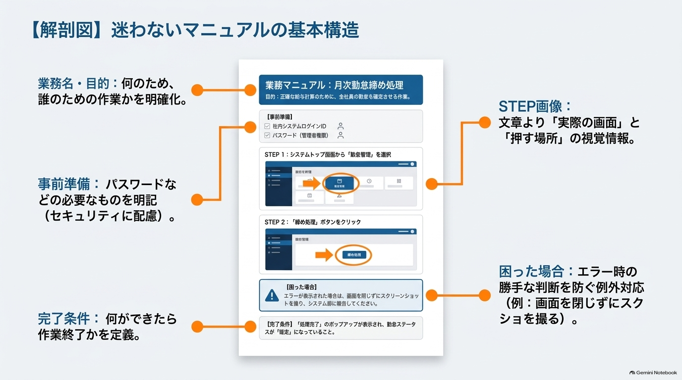 【テンプレート】中小企業向け社内ITマニュアル
