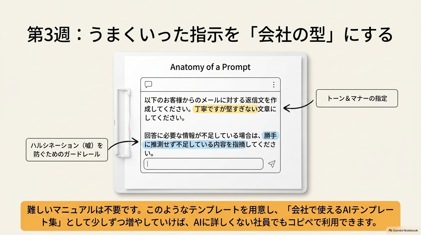 うまくいった方法を「会社の型」にする