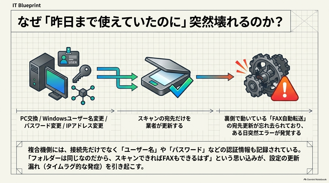 「昨日まで使えていたのに」が会社のITトラブルではよくあります