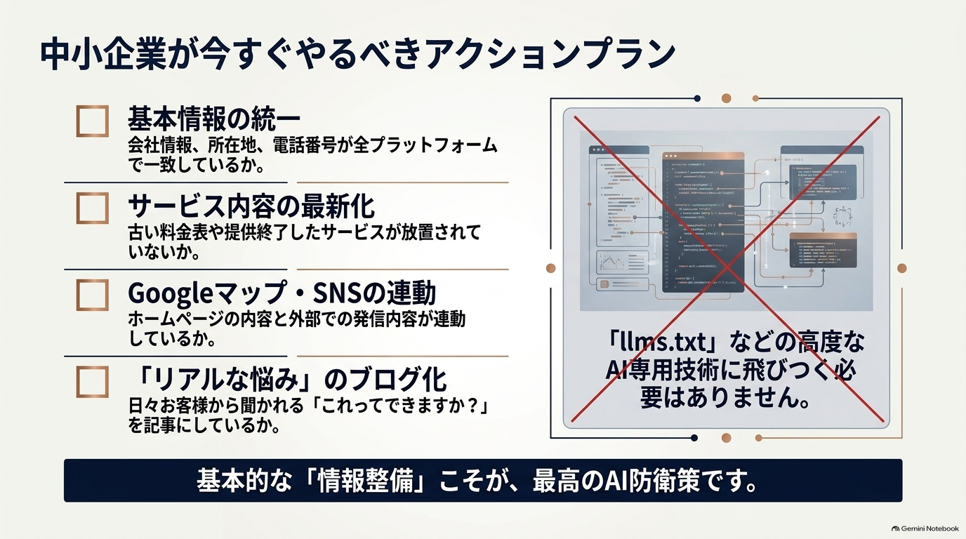 中小企業が今から始めるなら「会社の情報をネット上に蓄積する」